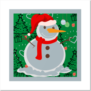 christmas winter holiday Posters and Art